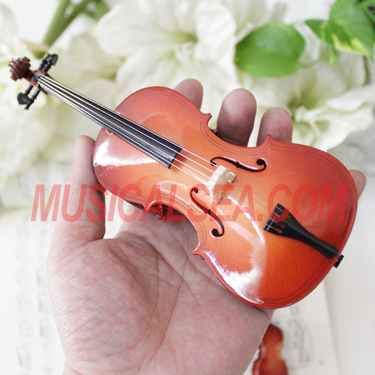 Handmade Miniature violin for holiday gifts